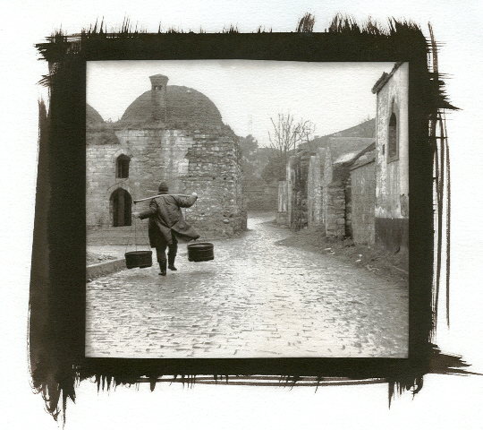 Man Carrying Water